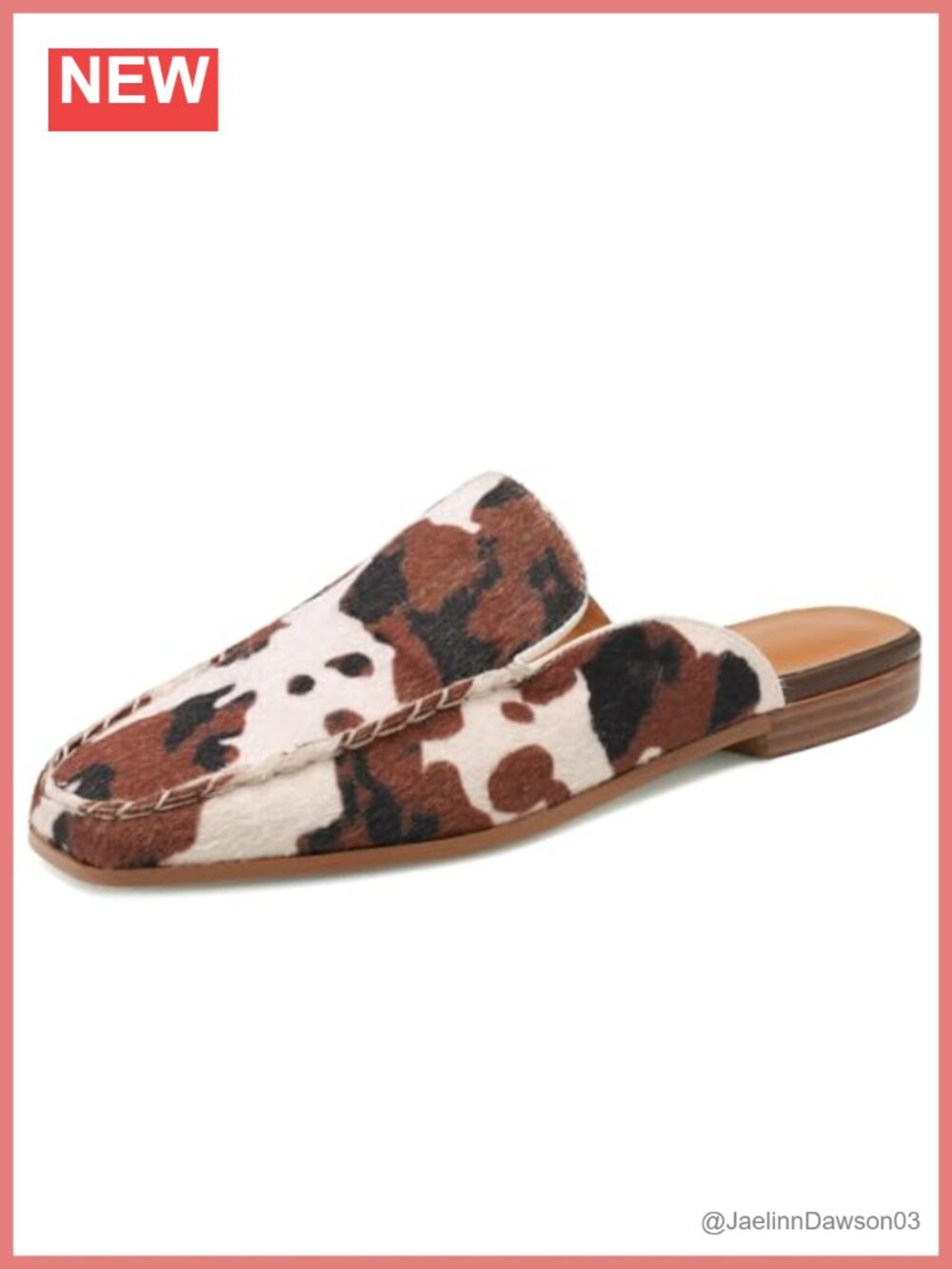Women's Suede Mules Square Toe Slip On Loafers Low Heel Backless Shoes